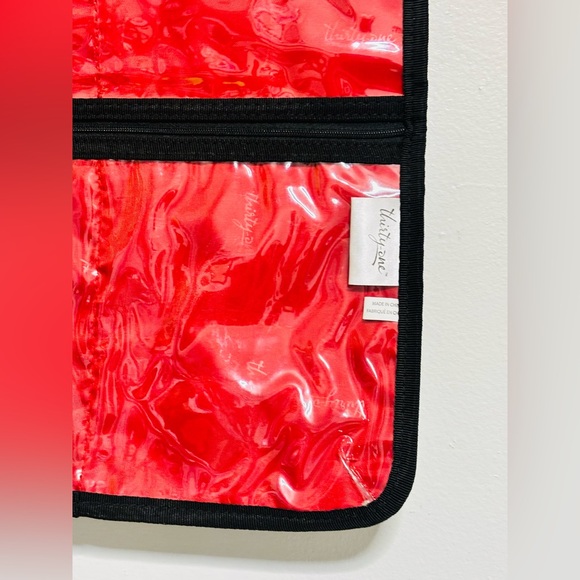 Thirty One Big Dot Organizer Fold & Hang Travel Make-Up Jewelry - Picture 4 of 5